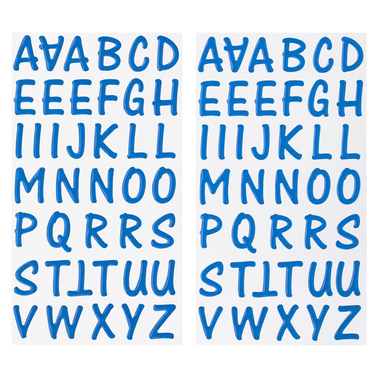 Blue Epoxy Alphabet Stickers by Recollections™